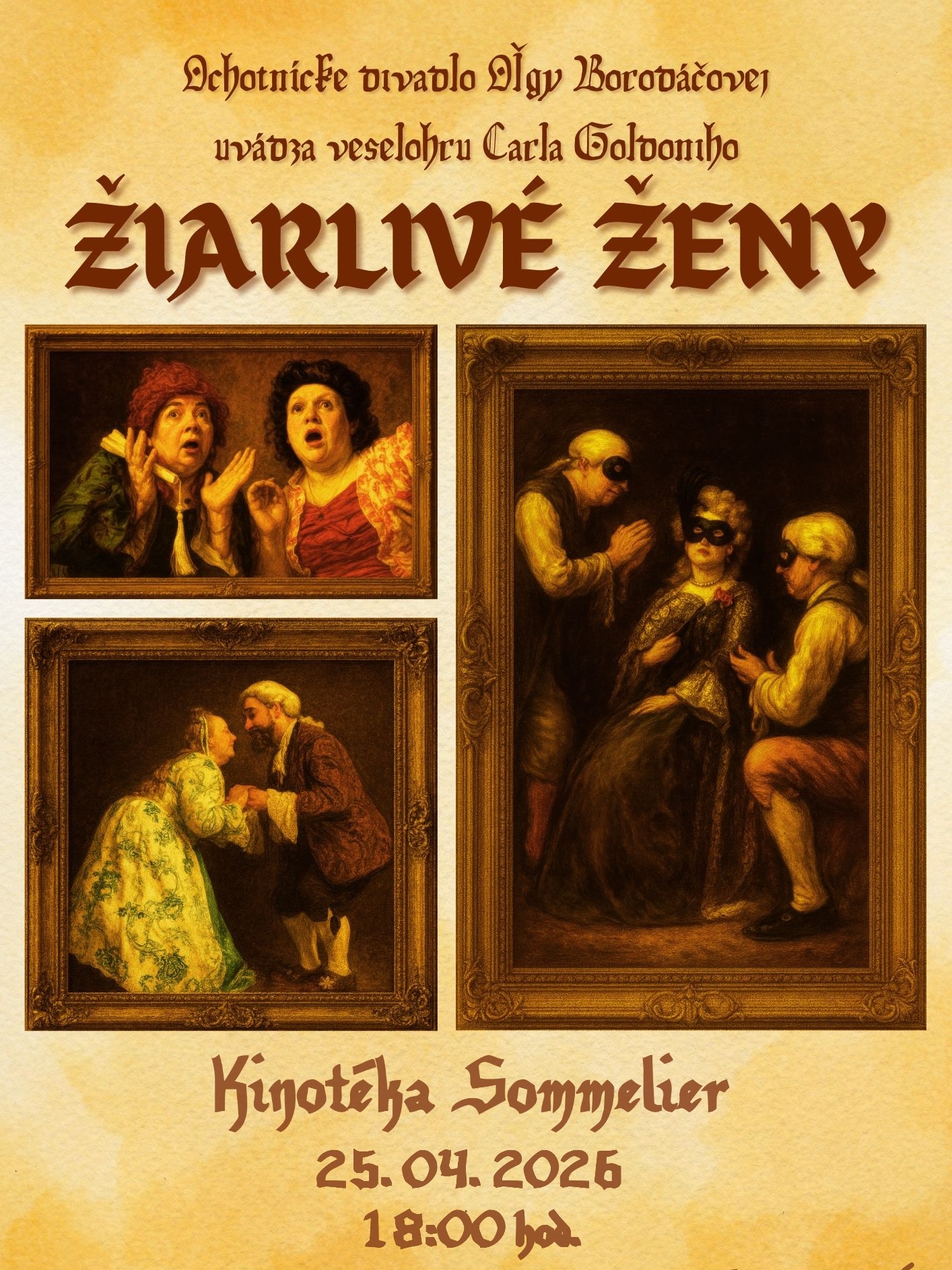 Žiarlivé ženy | Ochotnícke divadlo O.Borodáčovej