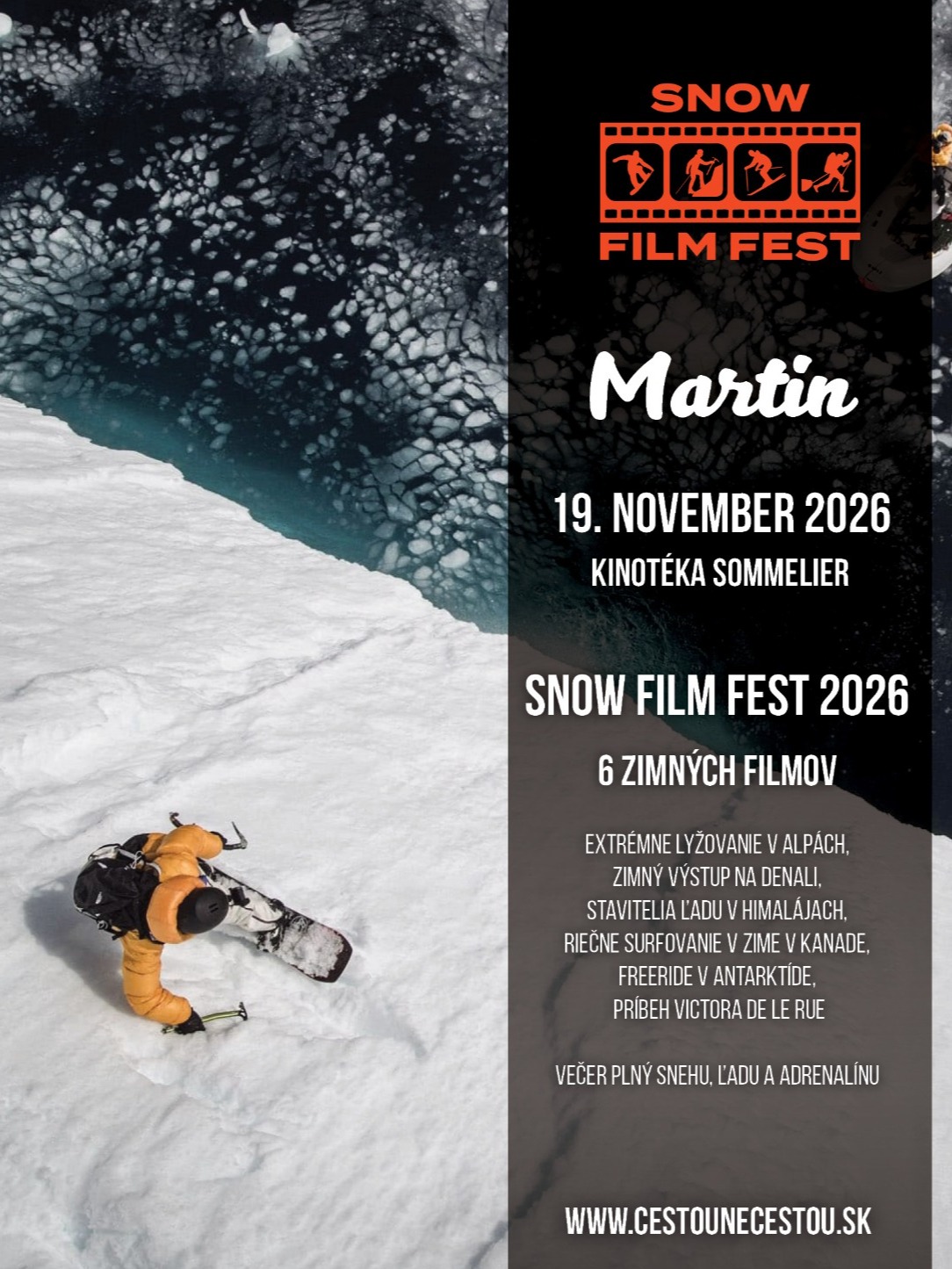 Cestou necestou | Snow Film Fest 2026 – 6 zimných filmov